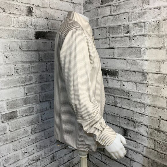 Eton Ganghester 1928 Contemporary Fit Striped Dress Shirt - Picture 3 of 11